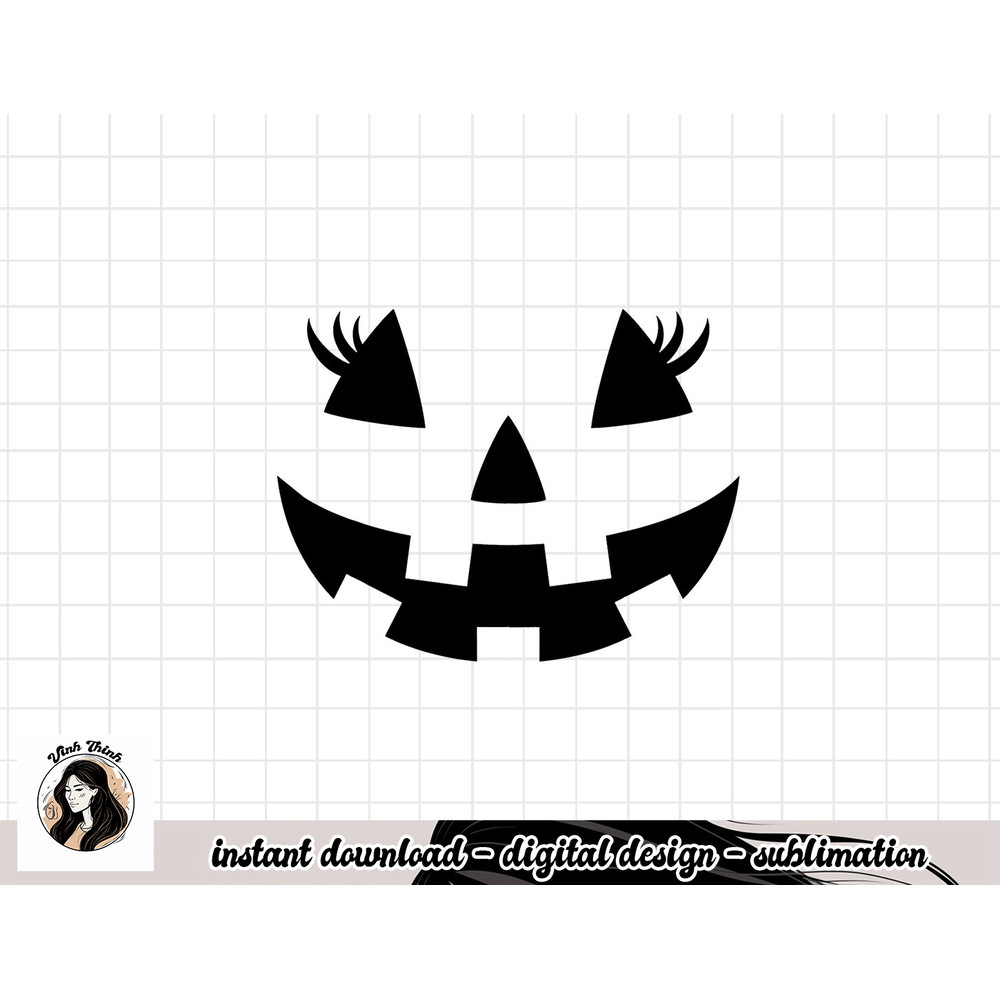 Jack O Lantern Face Pumpkin Eyelashes Hallowen Costume Funny png, sublimation copy.jpg