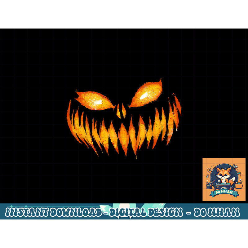 Jack O Lantern Scary Carved Pumpkin Face Halloween Costume png, sublimation copy.jpg