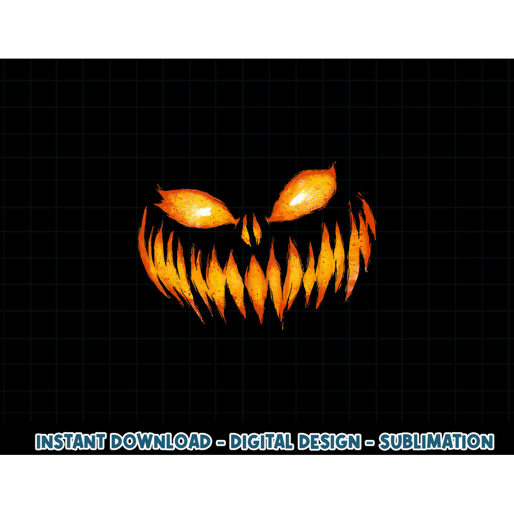 Jack O Lantern Scary Carved Pumpkin Face Halloween Costume png, sublimation copy.jpg