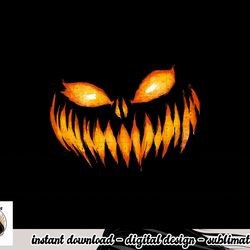 jack o lantern scary carved pumpkin face halloween costume png, sublimation copy
