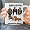 Running horses, Jesus painting, Cross symbol, I suffer from OHD - Jesus White Mug_6619.jpg