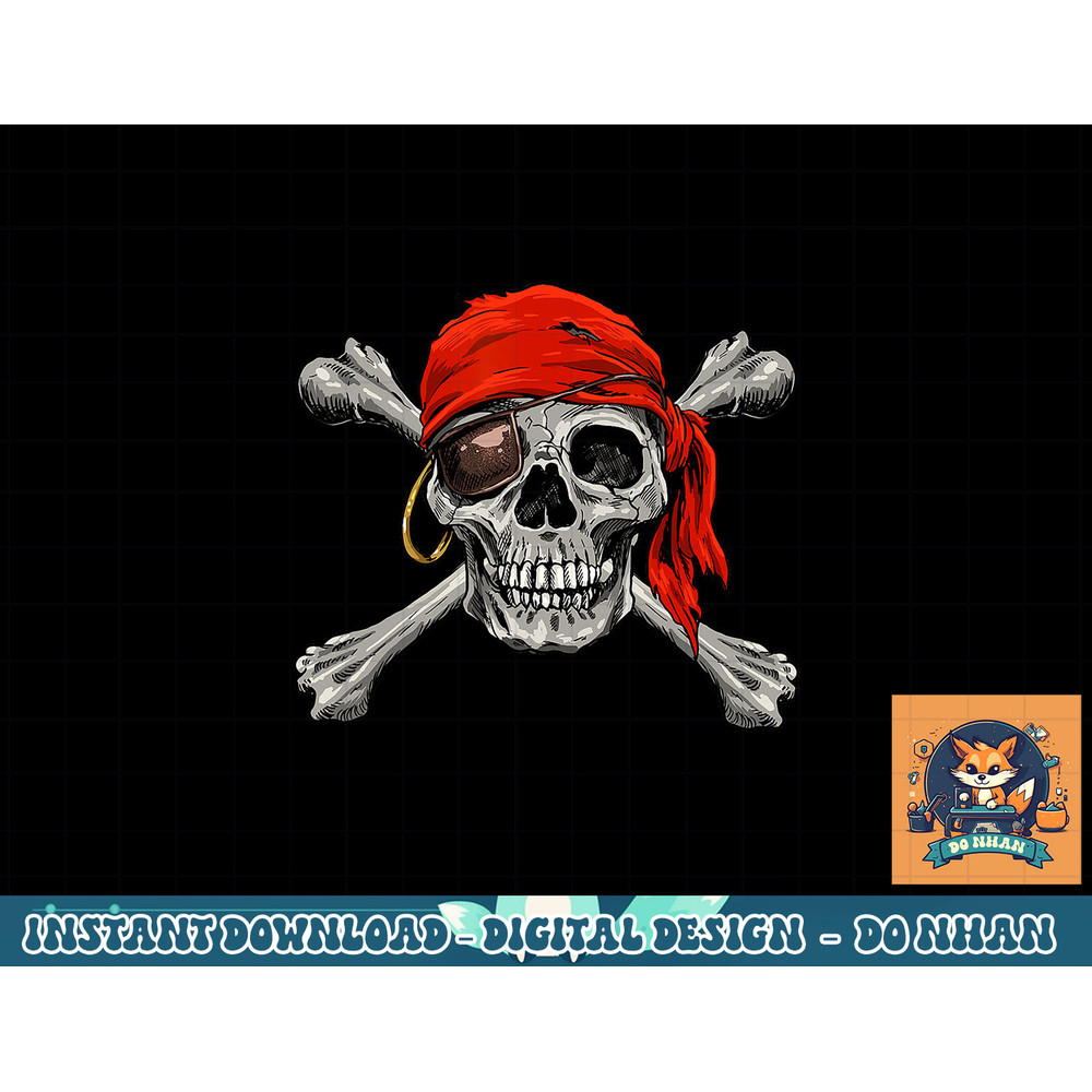 Jolly Roger Pirate Skull Crossbones Halloween Costume png, sublimation copy.jpg