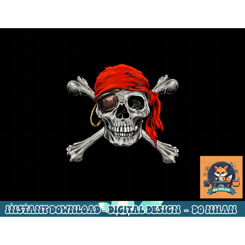Jolly Roger Pirate Skull Crossbones Halloween Costume png, sublimation copy.jpg
