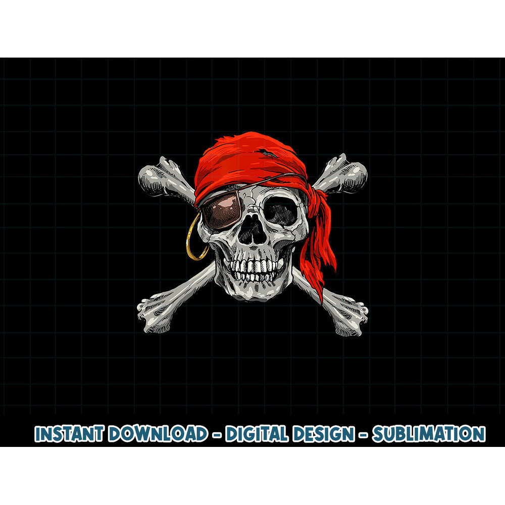 Jolly Roger Pirate Skull Crossbones Halloween Costume png, sublimation copy.jpg