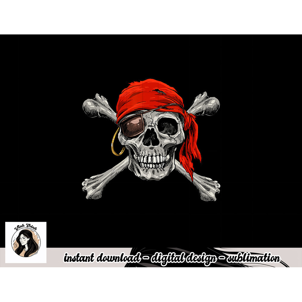 Jolly Roger Pirate Skull Crossbones Halloween Costume png, sublimation copy.jpg