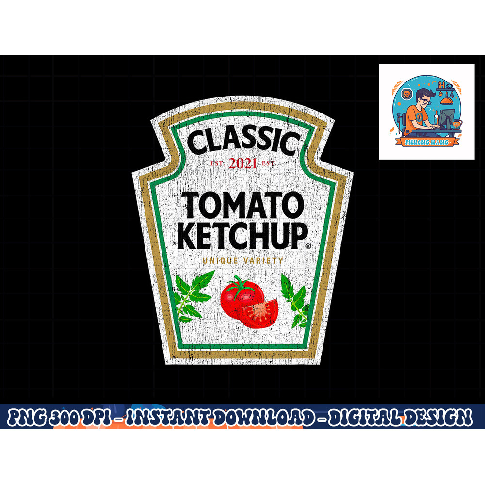 Ketchup Costume Condiments Couples Group Halloween Costume png, sublimation copy.jpg