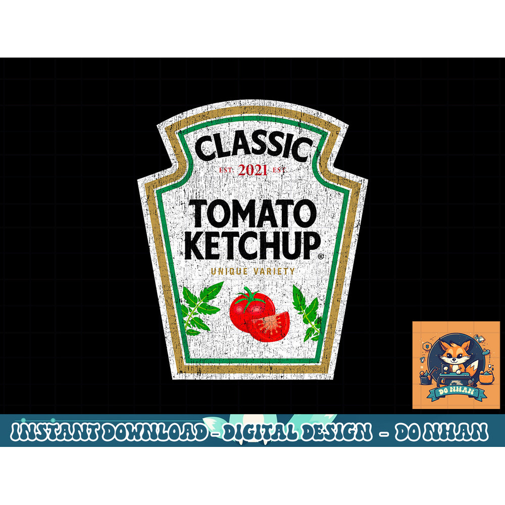 Ketchup Costume Condiments Couples Group Halloween Costume png, sublimation copy.jpg
