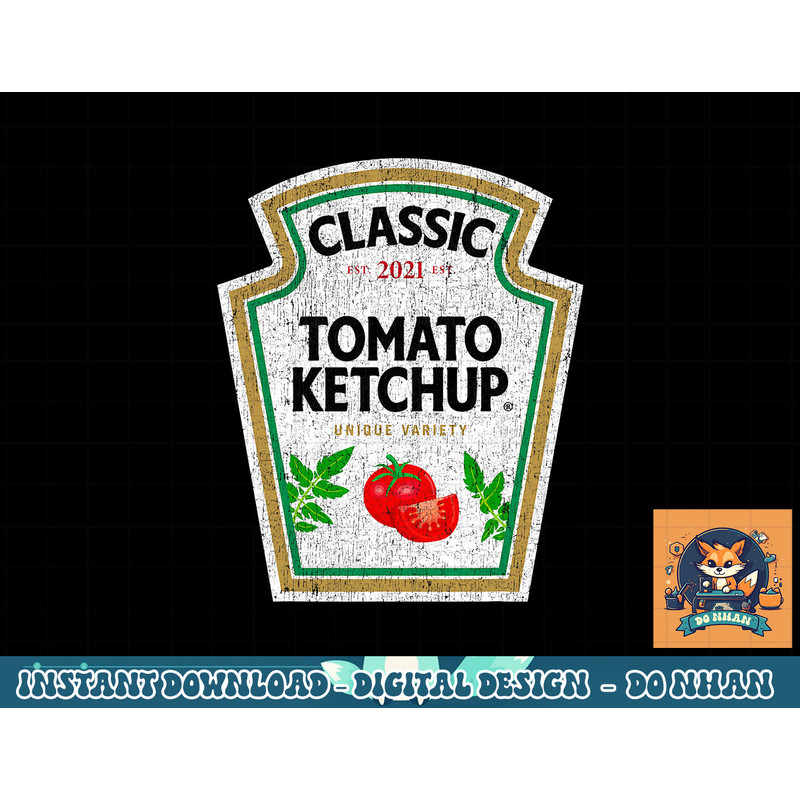 Ketchup Costume Condiments Couples Group Halloween Costume png, sublimation copy.jpg