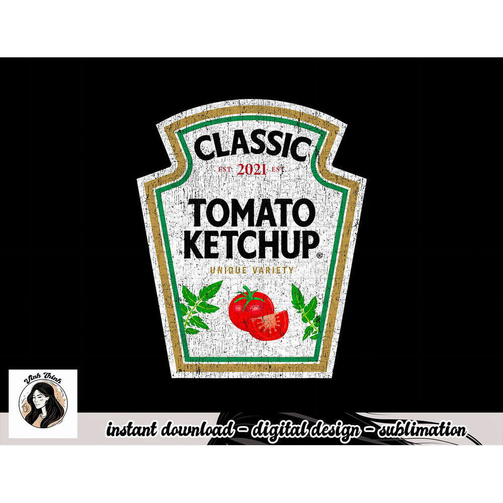 Ketchup Costume Condiments Couples Group Halloween Costume png, sublimation copy.jpg