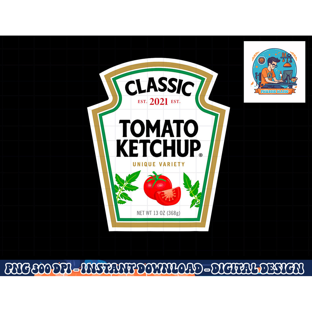 Ketchup Costume Matching Couples Groups Halloween Ketchup png, sublimation copy.jpg