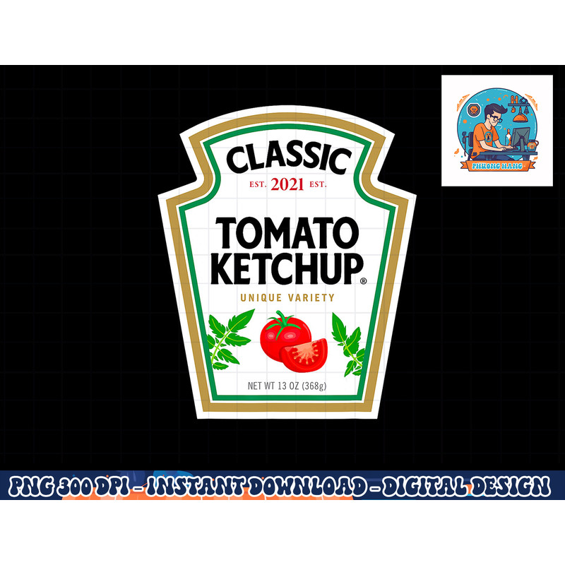 Ketchup Costume Matching Couples Groups Halloween Ketchup png, sublimation copy.jpg