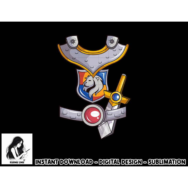 Knight In Shining Costume Armor Sword Suit png, sublimation copy.jpg