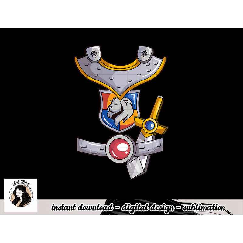 Knight In Shining Costume Armor Sword Suit png, sublimation copy.jpg