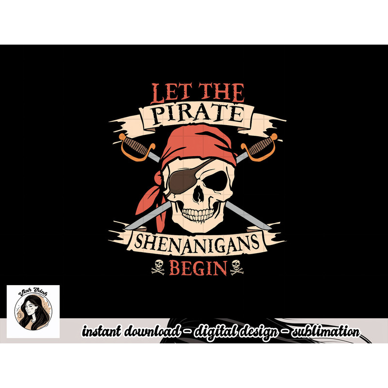Let The Pirate Shenanigans Begin Halloween Skull Bandana Boy png, sublimation copy.jpg