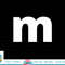 Lower Case Alphabet Matching Design Costume Cute Letter m png, sublimation copy.jpg