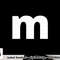 Lower Case Alphabet Matching Design Costume Cute Letter m png, sublimation copy.jpg