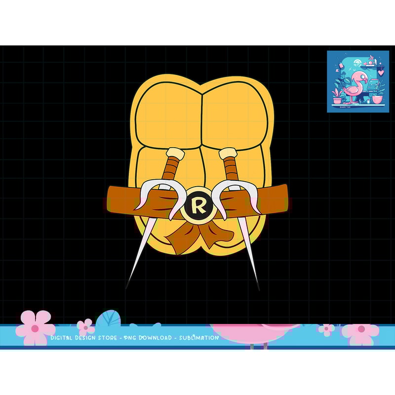 Mademark x Teenage Mutant Ninja Turtles - Raphael Easy Halloween Costume png, sublimation copy.jpg