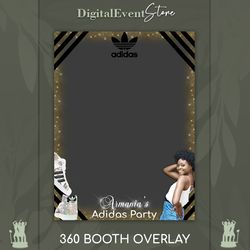 360 overlay photobooth 360 sneaker party template filter 360 sweet 16 video booth overlay sneaker bday photo custom 360