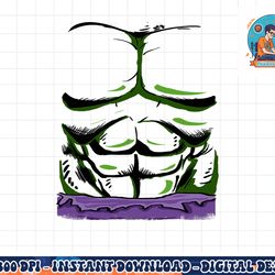 marvel incredible hulk halloween costume png, sublimation copy
