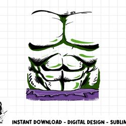 marvel incredible hulk halloween costume png, sublimation copy