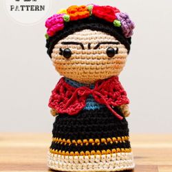 doll patterns crochet frida kahlo amigurumi doll pdf pattern