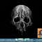 Melting Skull Black White Art Graphic Halloween TShirt copy.jpg