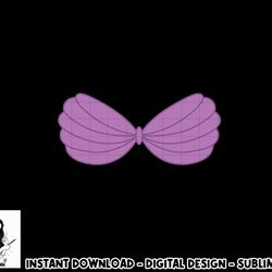 mermaid purple seashell bra cartoon graphic png, sublimation copy