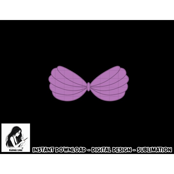 Puple Shell Bra Mermaid Purple Seashell Bra Cartoon Graphic png, sublimation - Inspire ...