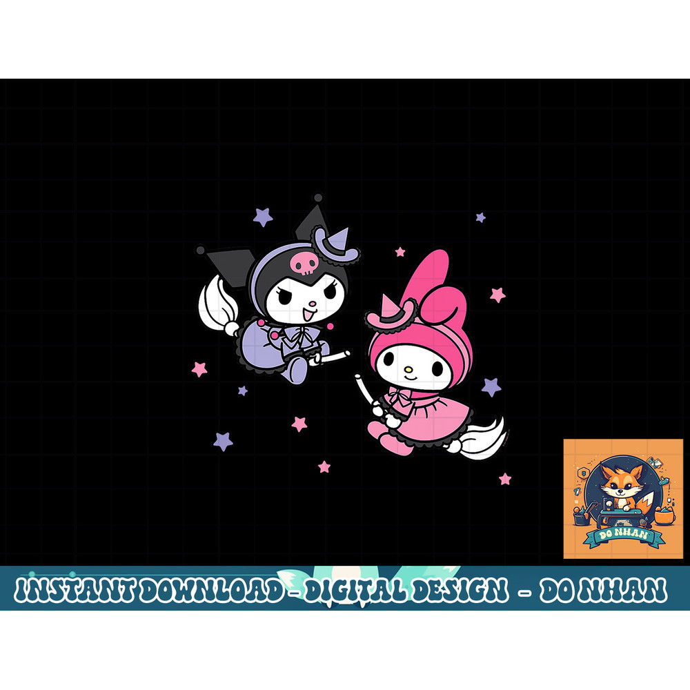 My Melody Kuromi Little Witches Halloween png, sublimation copy.jpg