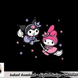 my melody kuromi little witches halloween png, sublimation copy
