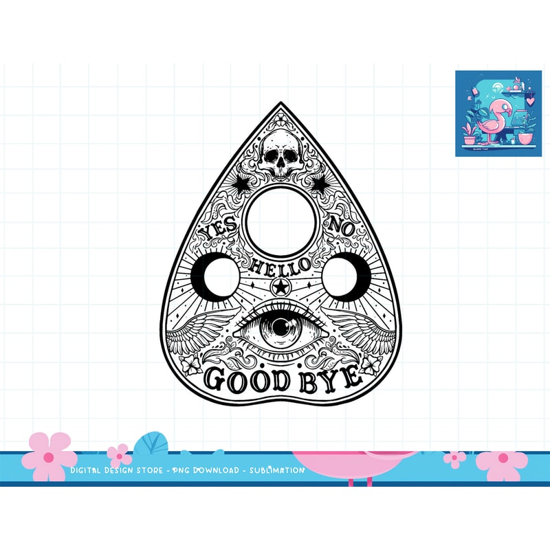 Ouija Board Planchette Gothic Paranormal Halloween Costume png, sublimation copy.jpg