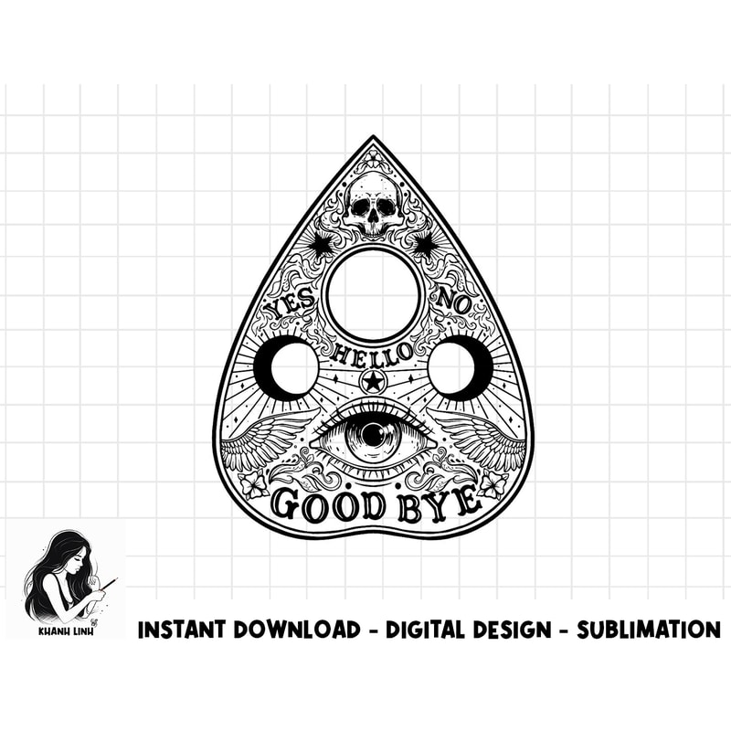 Ouija Board Planchette Gothic Paranormal Halloween Costume png, sublimation copy.jpg