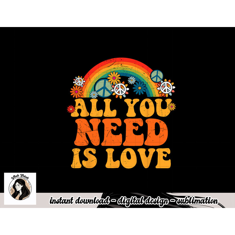 PEACE SIGN LOVE 60s 70s Tie Dye Hippie Costume Halloween png, sublimation copy.jpg