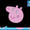 Peppa Pig Happy Mummy Pig Big Face png, sublimation copy.jpg
