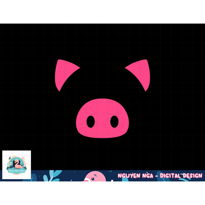 Pig Face Costume Funny Halloween png, sublimation copy.jpg