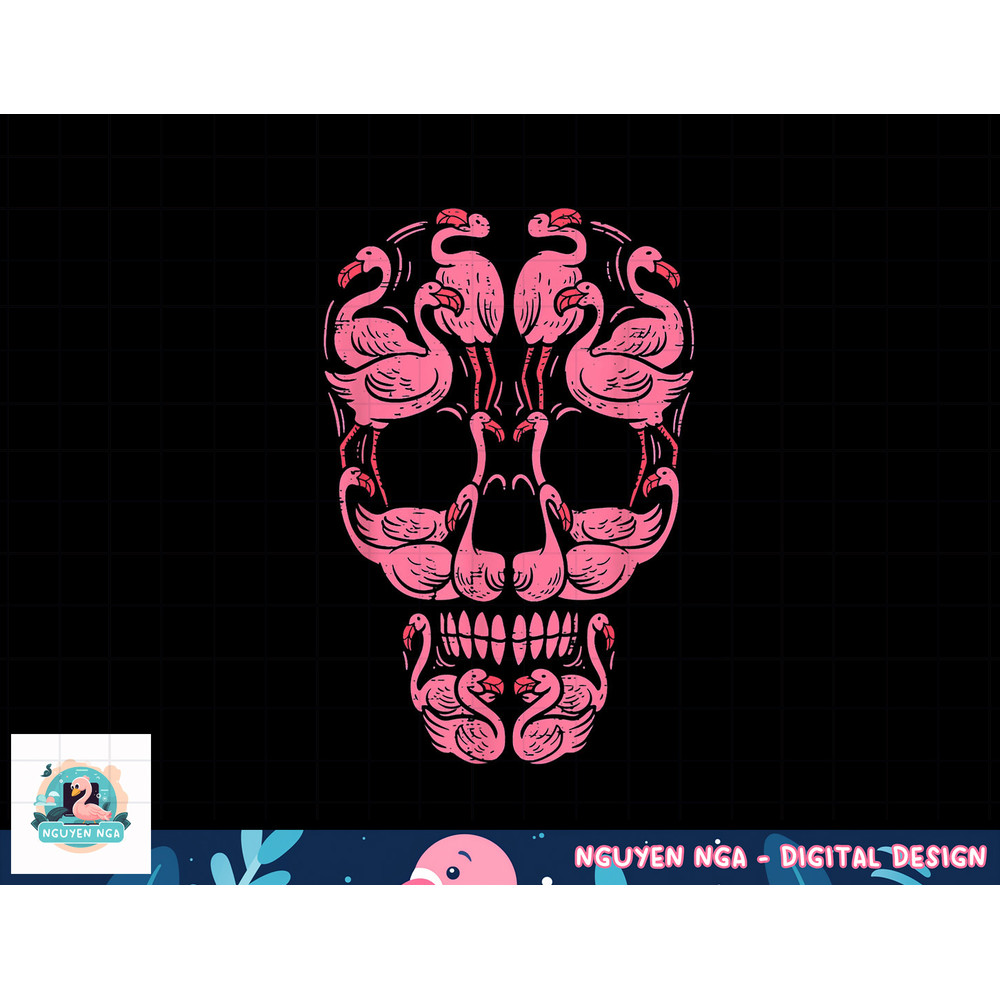 Pink Flamingo Skull Breast Cancer Awareness Halloween 2021 png, sublimation copy.jpg