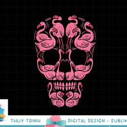 pink flamingo skull breast cancer awareness halloween 2021 png, sublimation copy