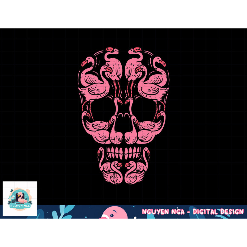Pink Flamingo Skull Breast Cancer Awareness Halloween Women png, sublimation copy.jpg