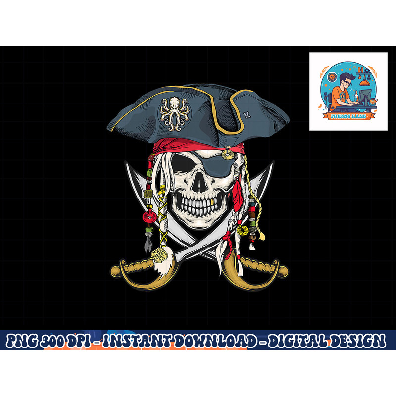 Pirate Skull Halloween Little Boys Girls Kids Teens png, sublimation copy.jpg