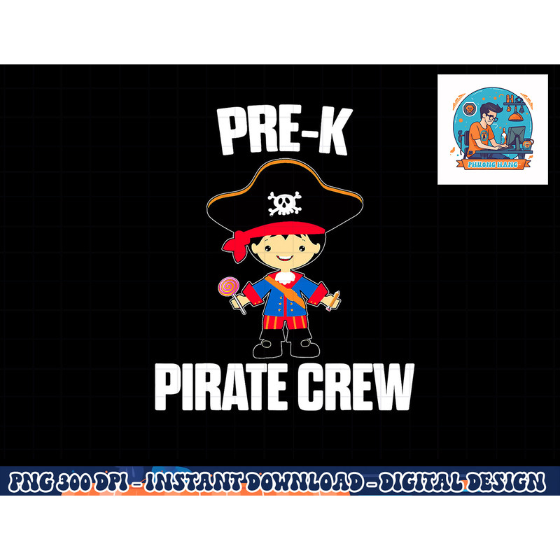 Pirate Teacher Preschool Pre-K Crew Halloween png, sublimation copy.jpg