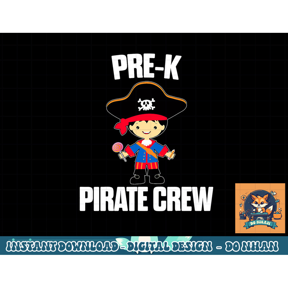Pirate Teacher Preschool Pre-K Crew Halloween png, sublimation copy.jpg