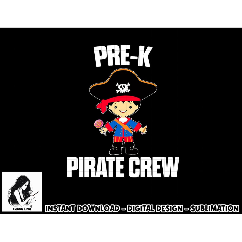 Pirate Teacher Preschool Pre-K Crew Halloween png, sublimation copy.jpg