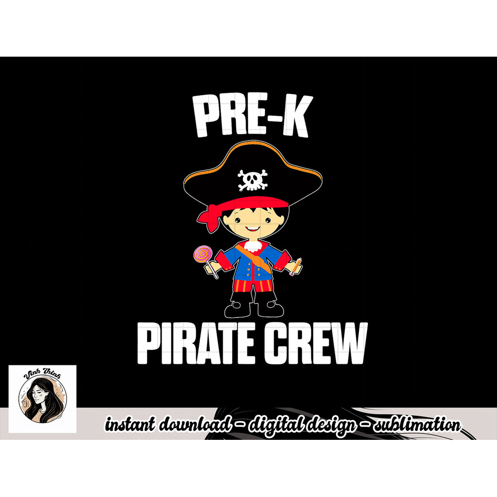 Pirate Teacher Preschool Pre-K Crew Halloween png, sublimation copy.jpg