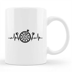 darts mug, darts gift, darts player gift, darts player mug, darts mugs, dartboard mug, funny darts mug, dart player mug,