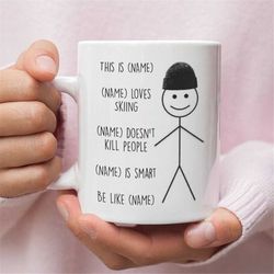 personalized skiing gift, skiing gift for men and women, skiing gifts for dad, for those gift for who love skiing