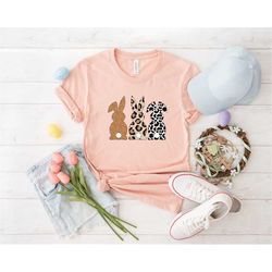 Leopard Print Easter Bunnies Shirt, Easter Bunnies Tee, Leopard Bunny Shirt, Matching Easter Shirt, Cute Easter Bunny