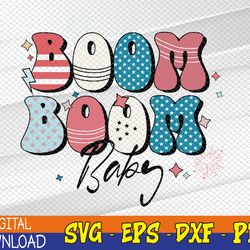 american boom boom baby svg, 4th of july svg,  i-ndependence-day, patriotic svg, eps, png, dxf, digital download
