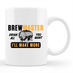 beer brewer mug, beer brewer gift, craft beer mug, homebrewer mug, homebrewing mug, brewery mug, beer lover gift, funny