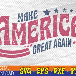 make-america-great-again svg, retro america svg, 4th of july svg, patriotic svg, i-ndependence-day svg, eps, png, dxf, d