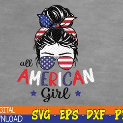 all american girls 4th of july bleached daughter usa svg, eps, png, dxf, digital download